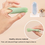 Spazzolino denti in silicone per cani e gatti