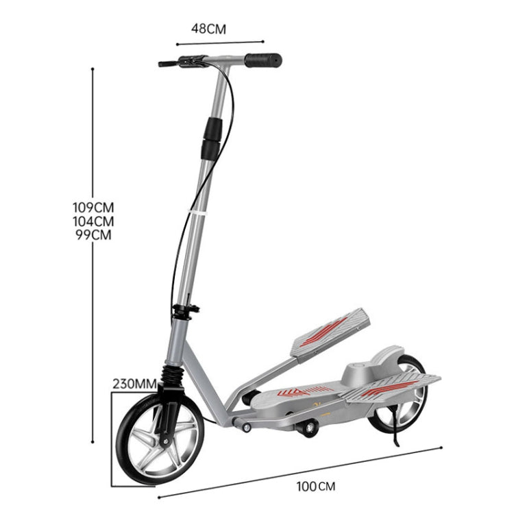 Scooter per adulti in acciaio 25 km/h capacità 100 kg