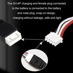 Caricatore USB 11,1V 2A per batteria al litio 3S con luce LED