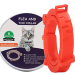 Collare antipulci e zecche per cani e gatti con custodia in allum