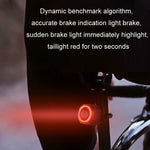 Luce posteriore bicicletta con allarme antifurto e telecomando
