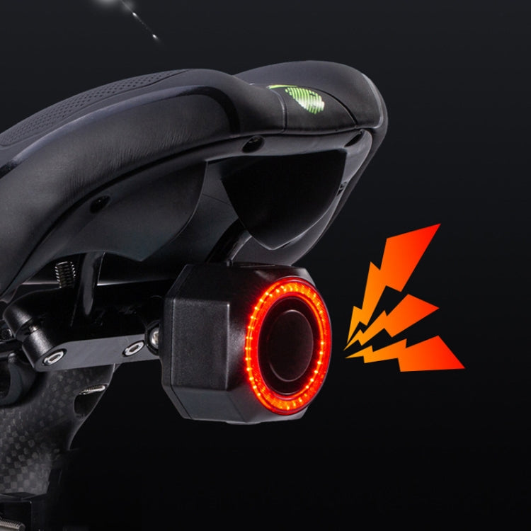 Luce posteriore bicicletta con allarme antifurto e telecomando