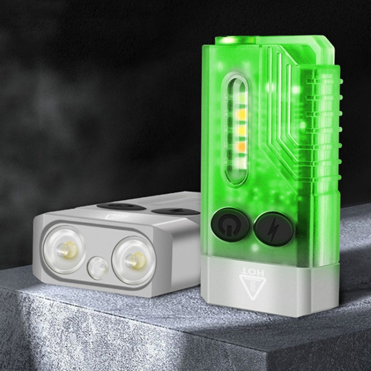 V10 Portachiavi torcia USB ricaricabile 1000 lumen