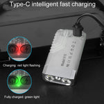 V10 Portachiavi torcia USB ricaricabile 1000 lumen