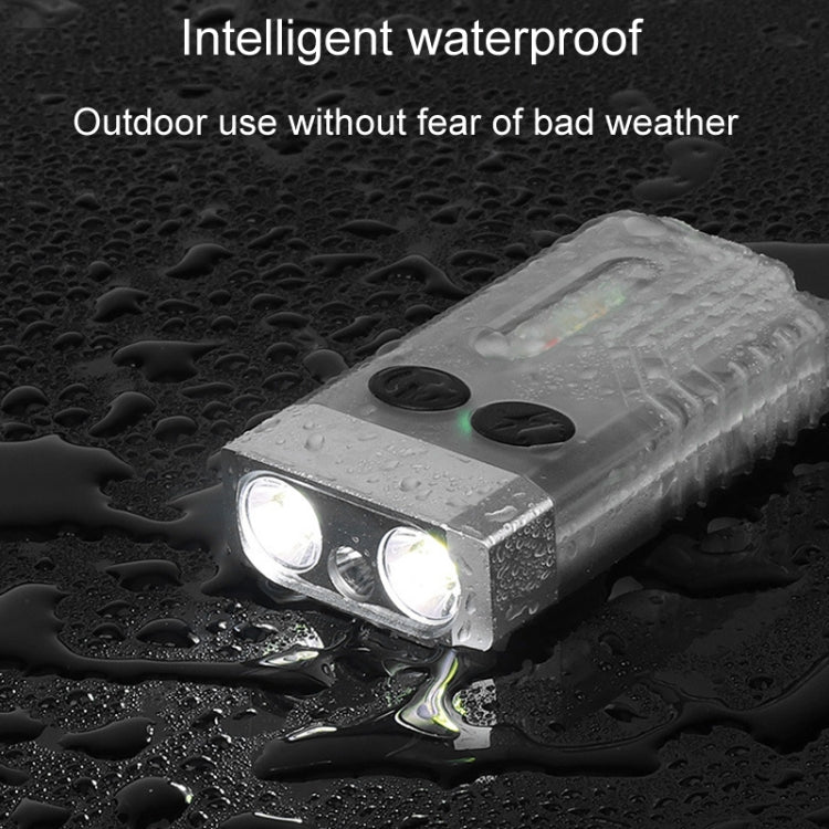 V10 Portachiavi torcia USB ricaricabile 1000 lumen