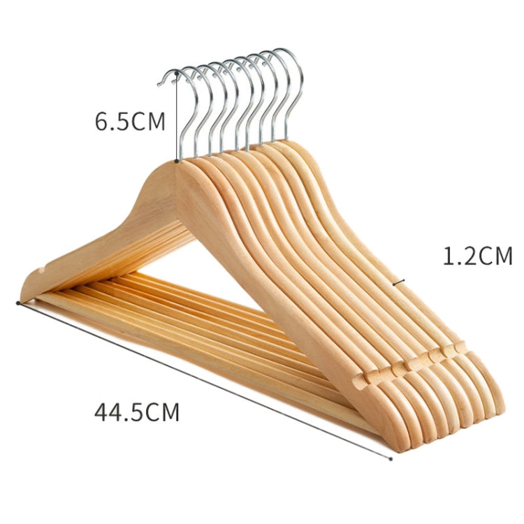 Appendiabiti in legno massello antiscivolo 44,5 cm