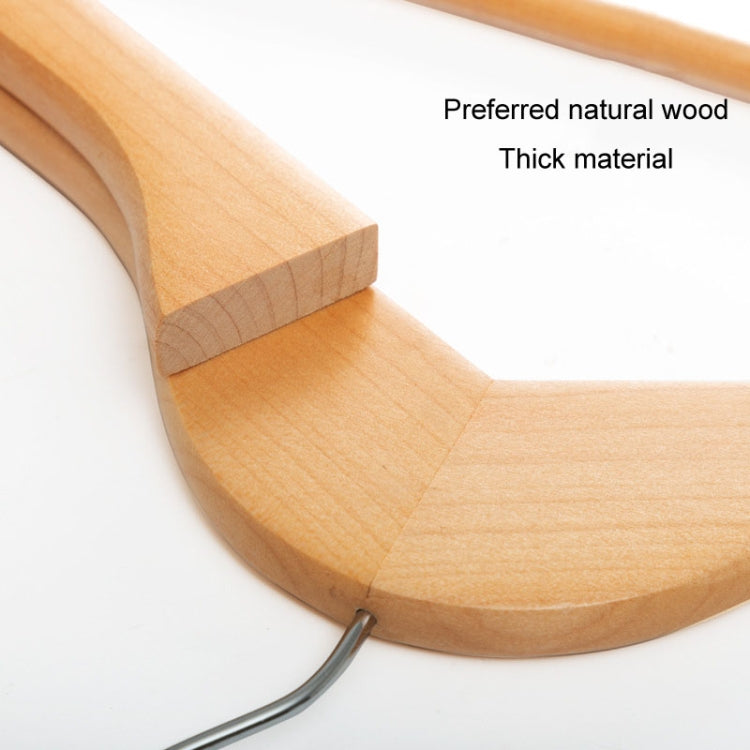 Appendiabiti in legno massello antiscivolo 44,5 cm