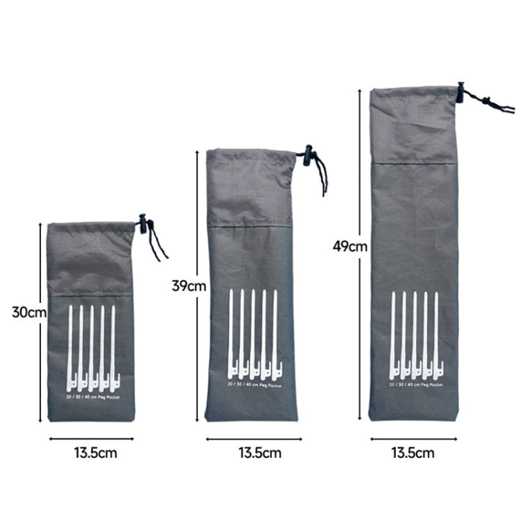 Borsa portaoggetti con picchetto da terra 20cm