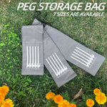 Borsa portaoggetti con picchetto da terra 20cm
