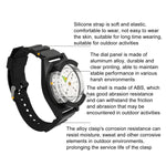 Cinturino in silicone impermeabile per orologio P304