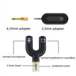 Microfono lavalier wireless Elebest da 3,5 mm Mini microfono a clip, One Drag One Set 1