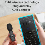 Microfono lavalier wireless Elebest da 3,5 mm Mini microfono a clip, One Drag One Set 1