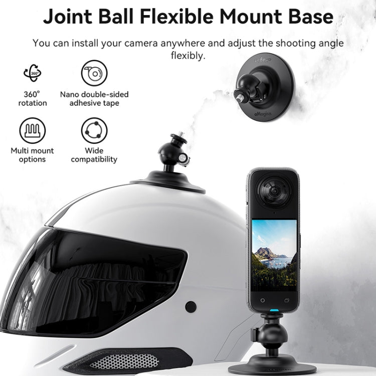 Supporto adesivo flessibile per action camera 1/4 pollice