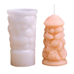 Stampo in silicone per ornamenti candele Natale