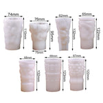 Stampo in silicone per ornamenti candele Natale