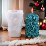 Stampo in silicone per ornamenti candele Natale