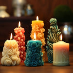 Stampo in silicone per ornamenti candele Natale