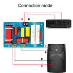Divisore di conversione altoparlanti crossover audio 2 vie PA-2A