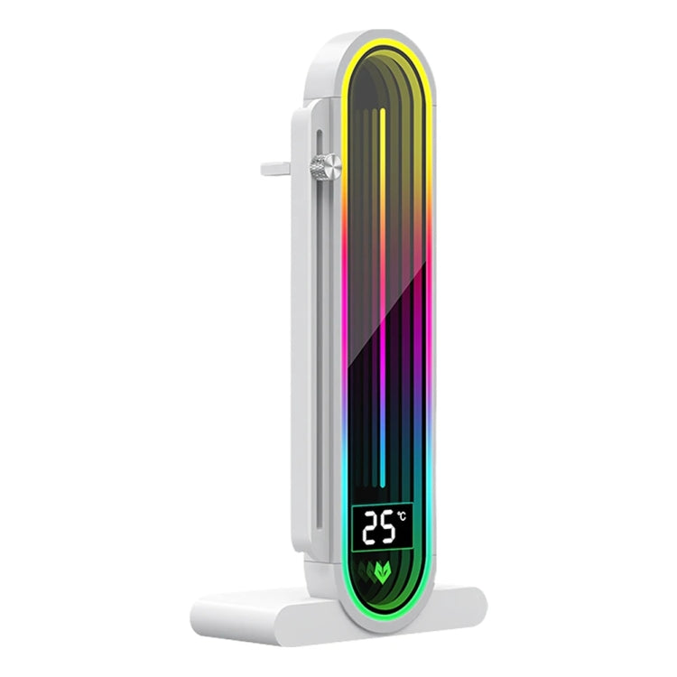 Supporto verticale per scheda grafica con lente regolabile ARGB