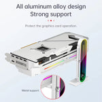 Supporto verticale per scheda grafica con lente regolabile ARGB