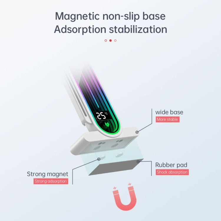 Supporto verticale per scheda grafica con lente regolabile ARGB