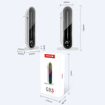 Supporto verticale per scheda grafica con lente regolabile ARGB