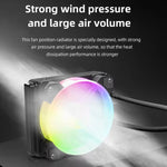 Dissipatore CPU COOLMOON RGB120 5V ARGB multipiattaforma