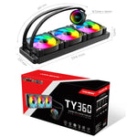 Dissipatore CPU COOLMOON CM-YM-360T con ARGB e Display Temperatur