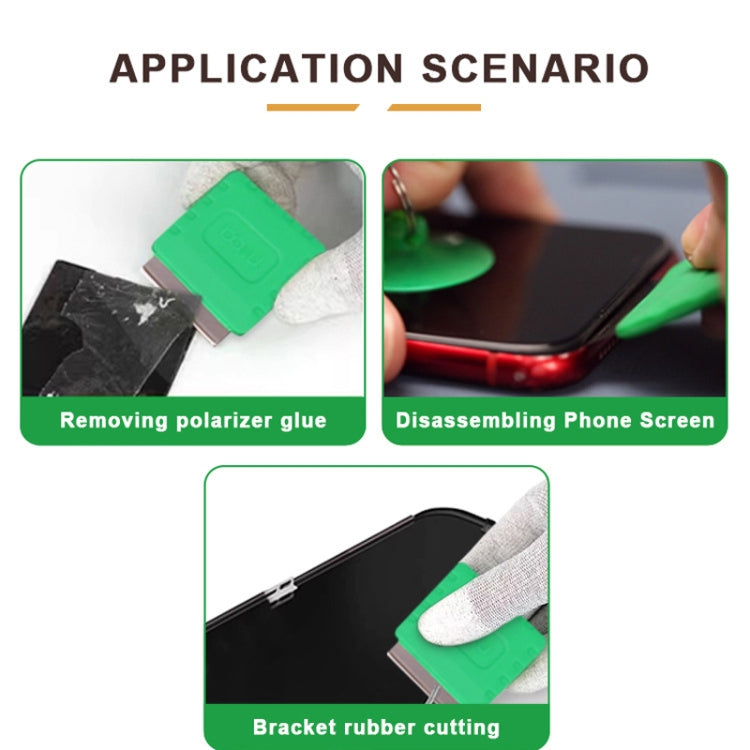 Set 3 lame leva in acciaio inox per smartphone BA-219