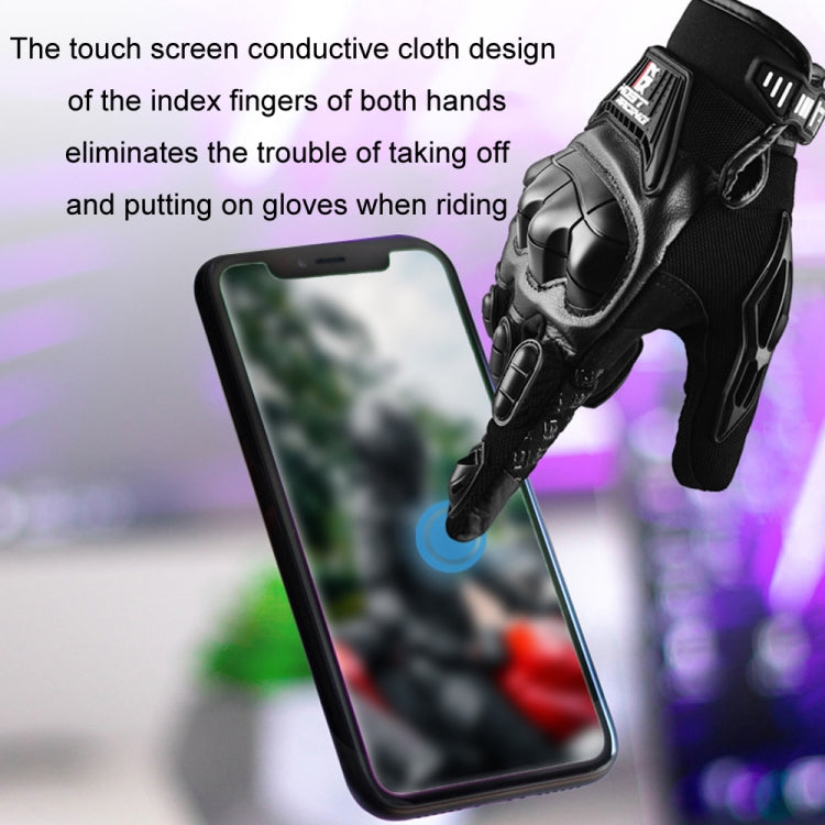 Guanti motociclista anticaduta con touch screen M-XXL