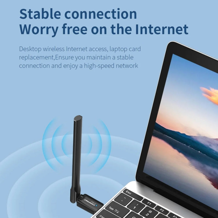 Adattatore USB WiFi6 COMFAST CF-940F 300Mbps 2.4GHz