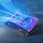 Supporto raffreddamento laptop pieghevole RGB NUOXI C300
