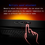 Radiatore raffreddamento laptop 3 ventole LED regolabile