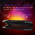 Radiatore raffreddamento laptop 3 ventole LED regolabile