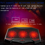 Radiatore raffreddamento laptop 3 ventole LED regolabile