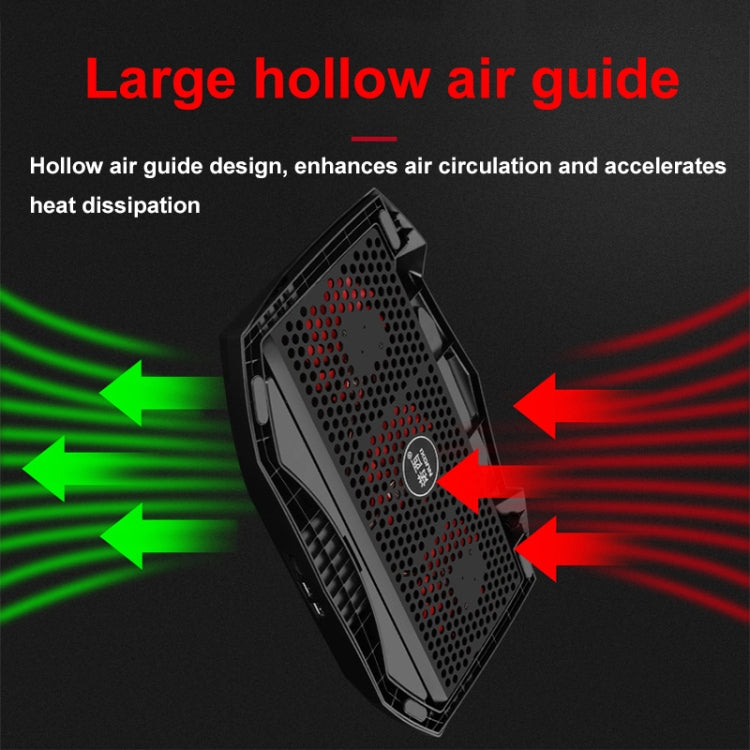 Radiatore raffreddamento laptop 3 ventole LED regolabile