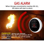 Rilevatore perdite gas WiFi Tuya con allarme vocale GS21