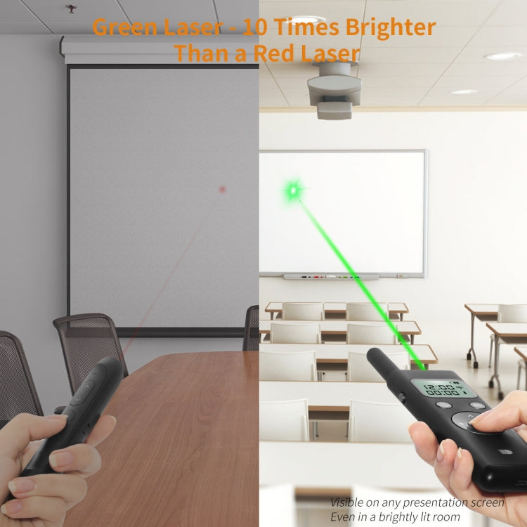 Doosl DSIT037 Telecomando laser verde 300m per presentazioni