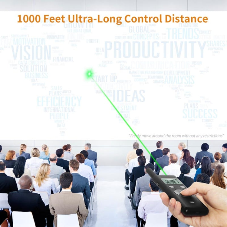 Doosl DSIT037 Telecomando laser verde 300m per presentazioni