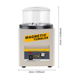 Lucidatrice magnetica in acciaio inox KT-185 44x30x30 cm