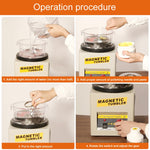 Lucidatrice magnetica in acciaio inox KT-185 44x30x30 cm