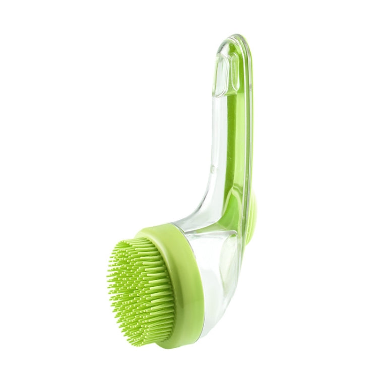 Spazzola bagno animali con manico lungo in silicone