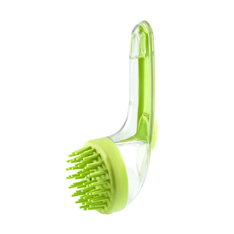 Spazzola bagno animali con manico lungo in silicone