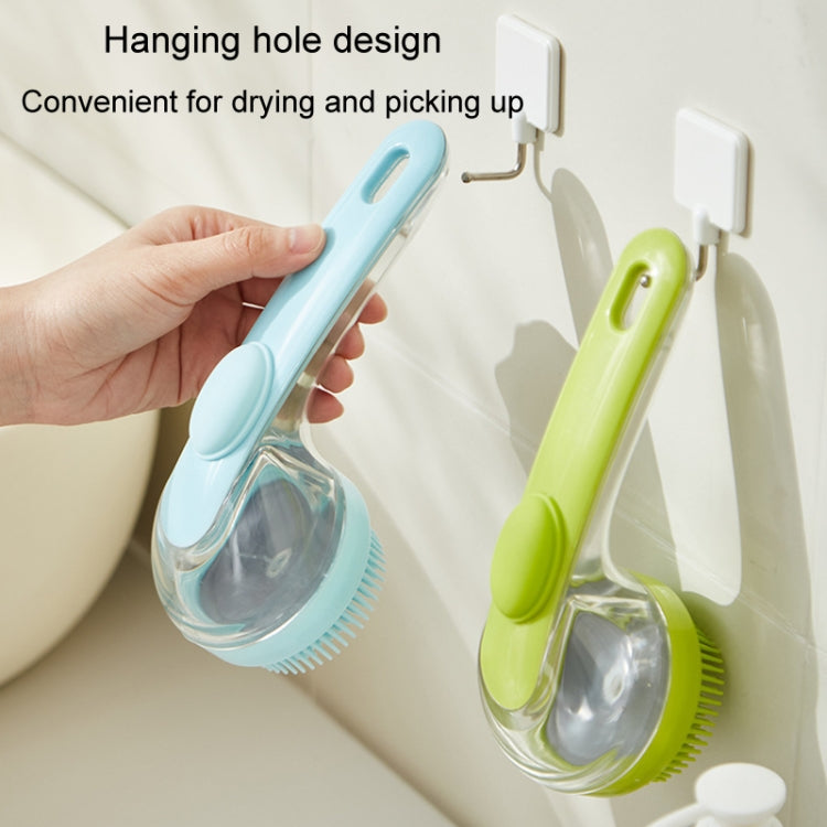 Spazzola bagno animali con manico lungo in silicone