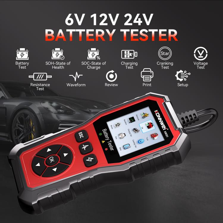 Strumento diagnosi OBD2 auto KONNWEI KW331 13 lingue