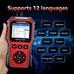 Strumento diagnosi OBD2 auto KONNWEI KW331 13 lingue