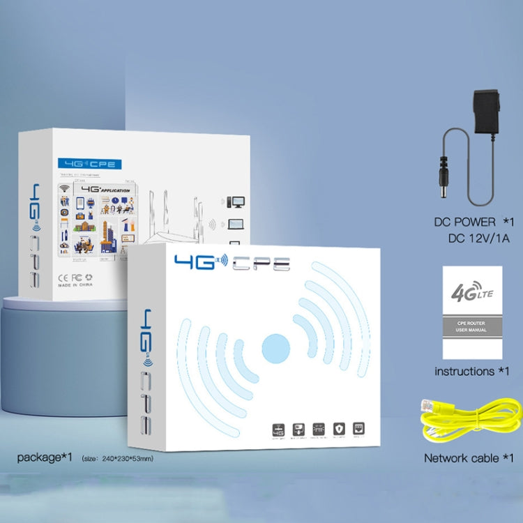 Router wireless 4G Plug-in con spina UE e Asia