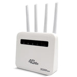 Router wireless 4G CPE WiFi6 con doppia porta e spina UE