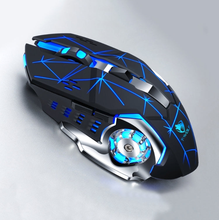 Mouse wireless da gioco RGB T-WOLF Q13 2,4 GHz 6 tasti