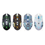 Mouse wireless da gioco RGB T-WOLF Q13 2,4 GHz 6 tasti